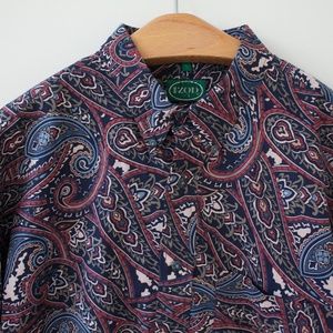 Vintage Paisley Button-down